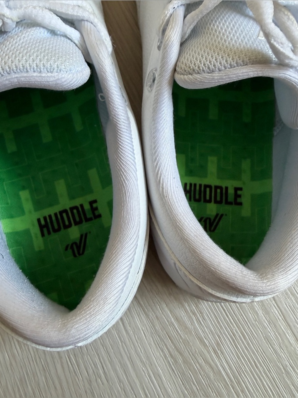Varsity Huddle Cheerleading Shoes Womens 8.5 White Lace Up Cheer Athletic - Picture 10 of 16